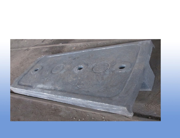 进料外圈端衬板